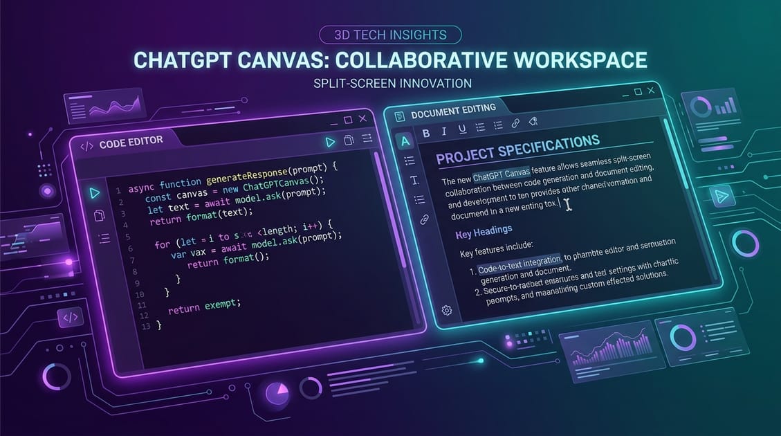 ChatGPT Canvas Kya Hai? Coding Aur Writing Workspace Ka Complete Guide (2026)