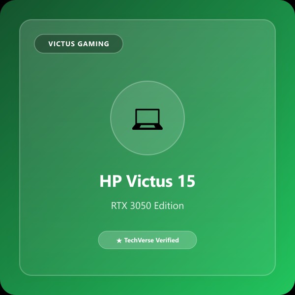 HP Victus 15 — Stealth Gaming & Office Laptop