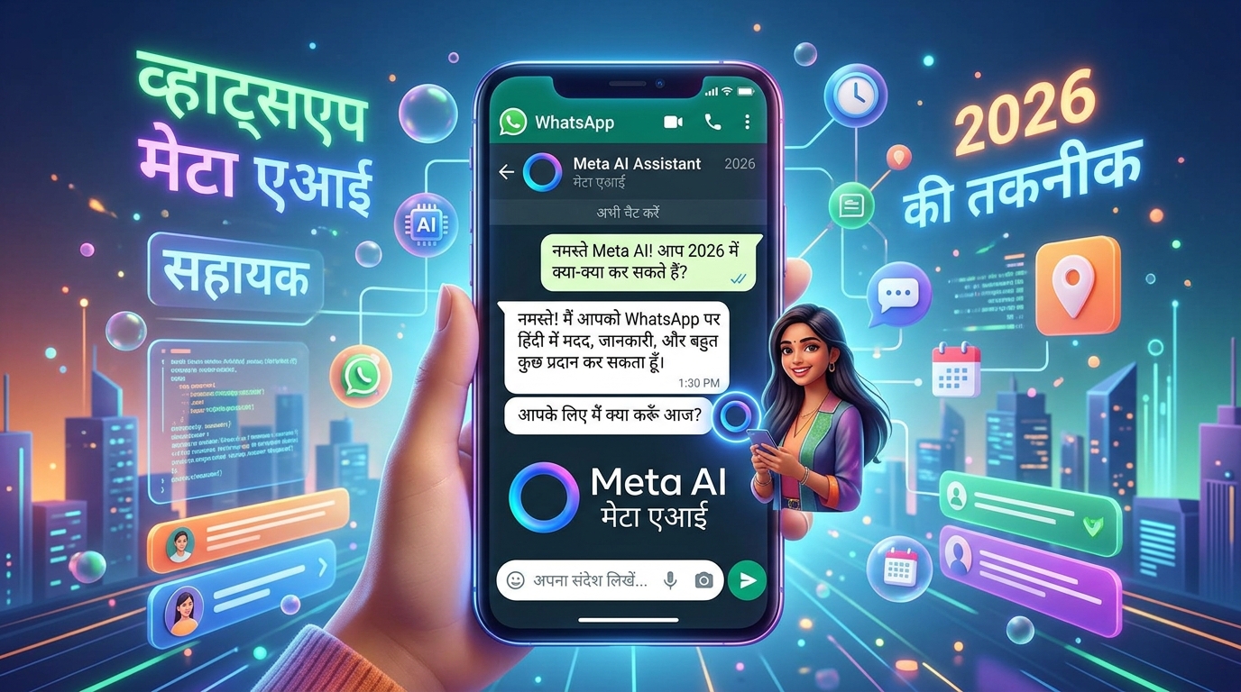 WhatsApp Meta AI Kya Hai aur Kaise Use Karein 2026 — Complete Hindi Guide